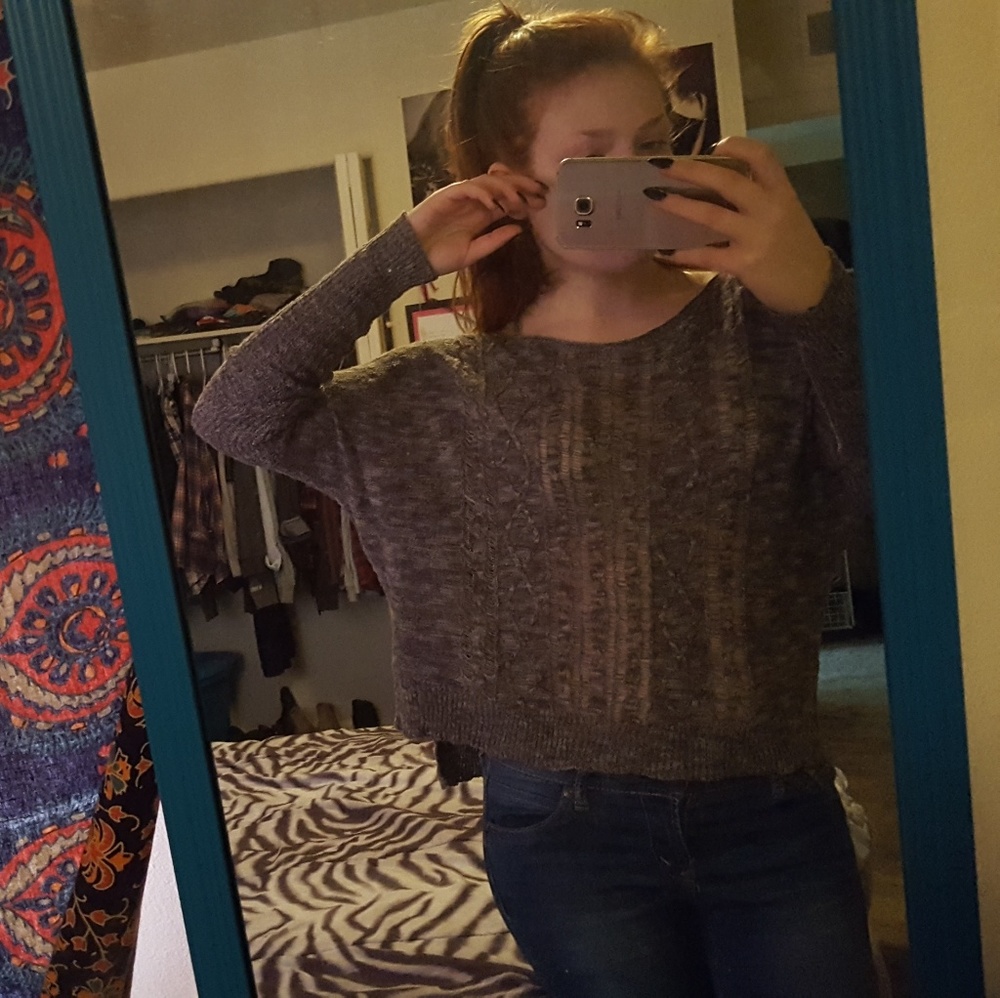 Hollister Gray Sweater